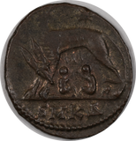 Rome City Bronze Commemorative 335-337AD Fine