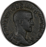 Rome Maximus Caesar 235-238AD Sesterius gFine