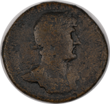Rome Hadrian 117-138AD Sestertius Poor