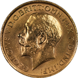 1913 King George V London Mint Gold Sovereign aUNC
