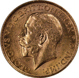 1911 King George V Canada Mint Gold Sovereign aUNC