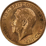 1913 King George V London Mint Gold Sovereign aUNC