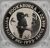 1993 Kookaburra 1oz Silver Bullion Coin