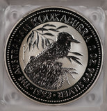 1993 Kookaburra 2oz Silver Bullion Coin