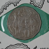 1969 Nuphil Yarralumla 50c Coin PNC