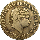 1820 GB George III Gold Sovereign gFine