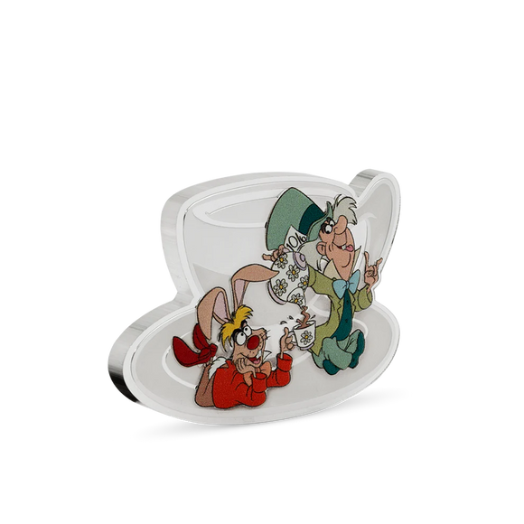 2025 Alice in Wonderland - Mad Hatter's Tea Party 2oz Silver Coin