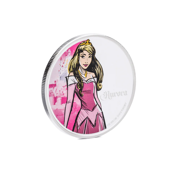 2024 Disney Princess - Aurora 1oz Silver Coin