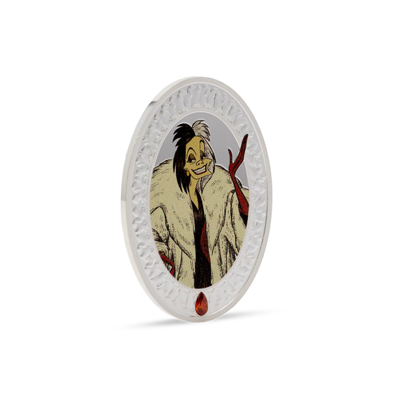 2025 Disney Villains - Cruella De Vil 1oz Silver Coin