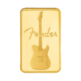 2026 PAMP Fender 80th Anniversary 1g Gold Minted Bar