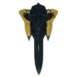 2024 Fighter Jet 2oz Fine Silver Black & Gold Gilded Coin