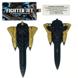 2024 Fighter Jet 2oz Fine Silver Black & Gold Gilded Coin