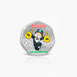 Legends of the Board - Mr Monopoly 2026 Silver Plated BU Coin