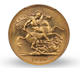 1930 Melbourne Mint Gold Sovereign AU58