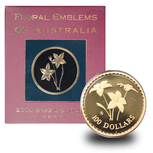 2003 Floral Emblems - Royal Bluebell 1/3oz Gold Proof Coin