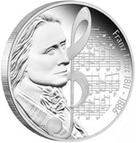 2011 $1 Great Composers Franz Liszt 1811-1886 1oz Silver Proof Coin