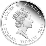 2010 $1 Great Composers Frédéric Chopin 1810-1849 1oz Silver Proof Coin