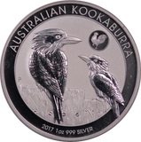 2017 Kookaburra w/ Rooster Privy Mark 1oz Silver Coin