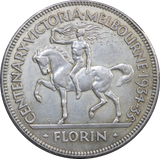 1934/35 Centenary Florin gVF