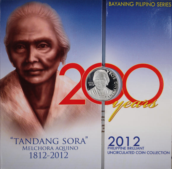 Philippines Tandang Sora Melchora Aquino 1812-2012 BU Coin Set