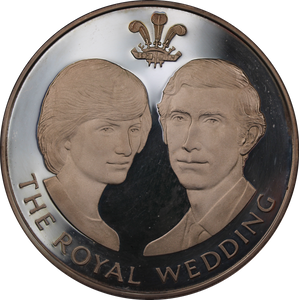 1981 Royal Wedding Sterling Silver Medal by Spink
