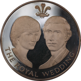 1981 Royal Wedding Sterling Silver Medal by Spink