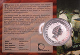 1992 Kookaburra 1oz Silver Coin in Card