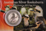 1995 Kookaburra 1oz Silver Coin in Card