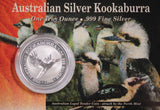 1996 Kookaburra 1oz Silver Coin in Card