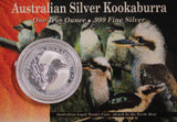 1997 Kookaburra 1oz Silver Coin in Card