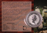 1998 Kookaburra 1oz Silver Coin in Card