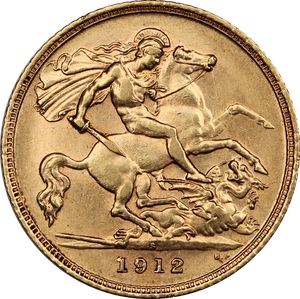 1912 Sydney Mint Half Sovereign gEF
