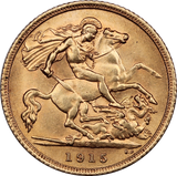 1915 Sydney Mint Half Sovereign gEF
