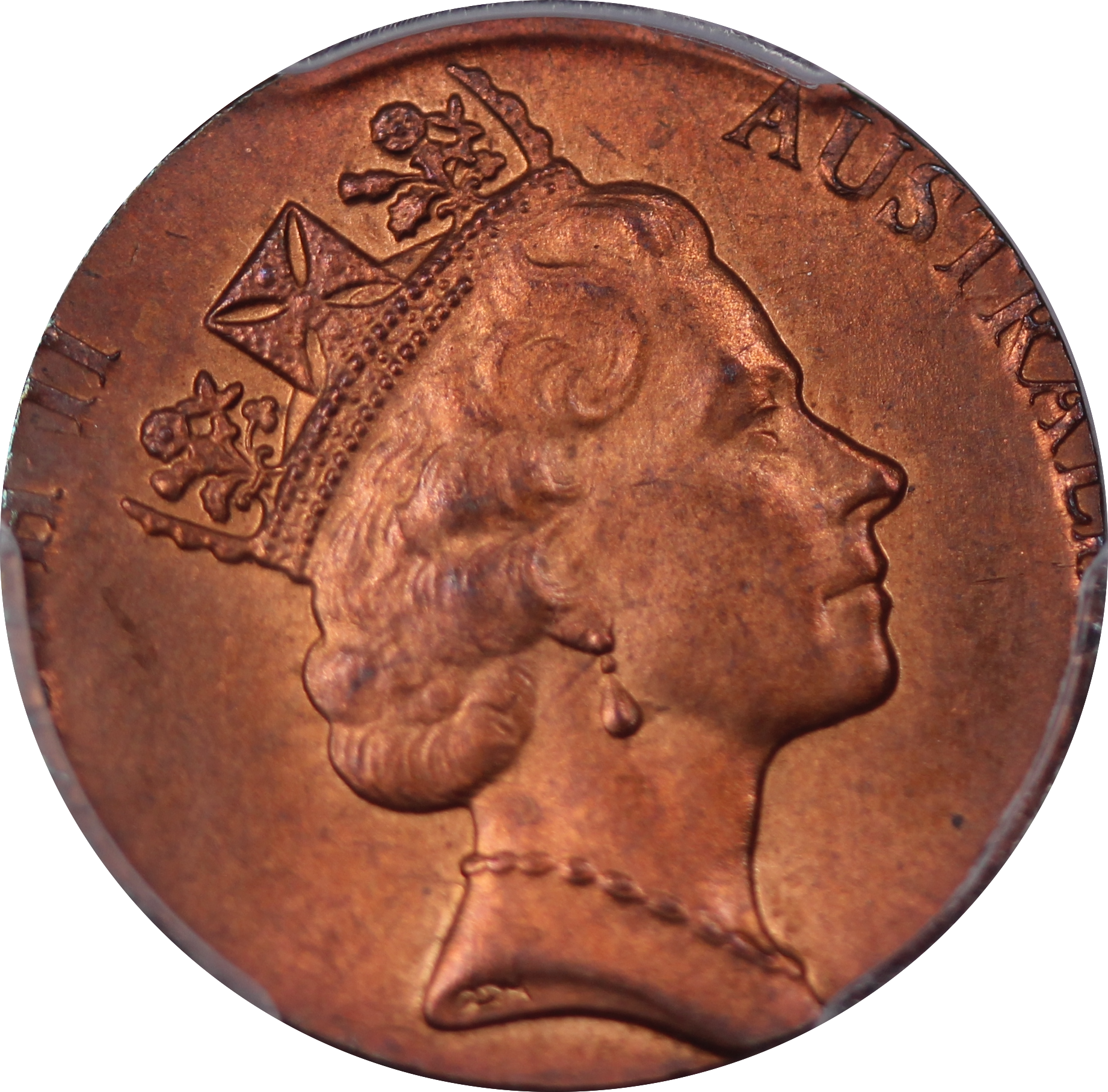2 Cent Struck on 1 Cent Planchet Error MS65RB – Thompsons Coins