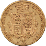 1873 GB Queen Victoria Young Head Half Sovereign VG