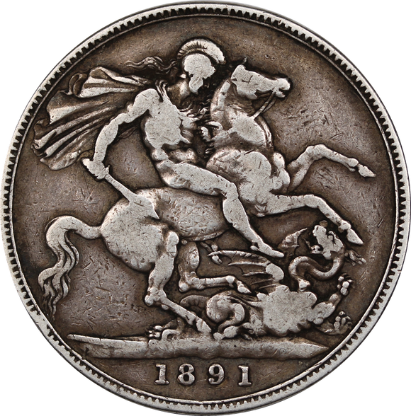 GB 1891 Crown Fine