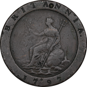 GB 1797 Cartwheel Two Pence Fine
