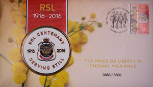 2016 RSL Serving Still Medallion Cover