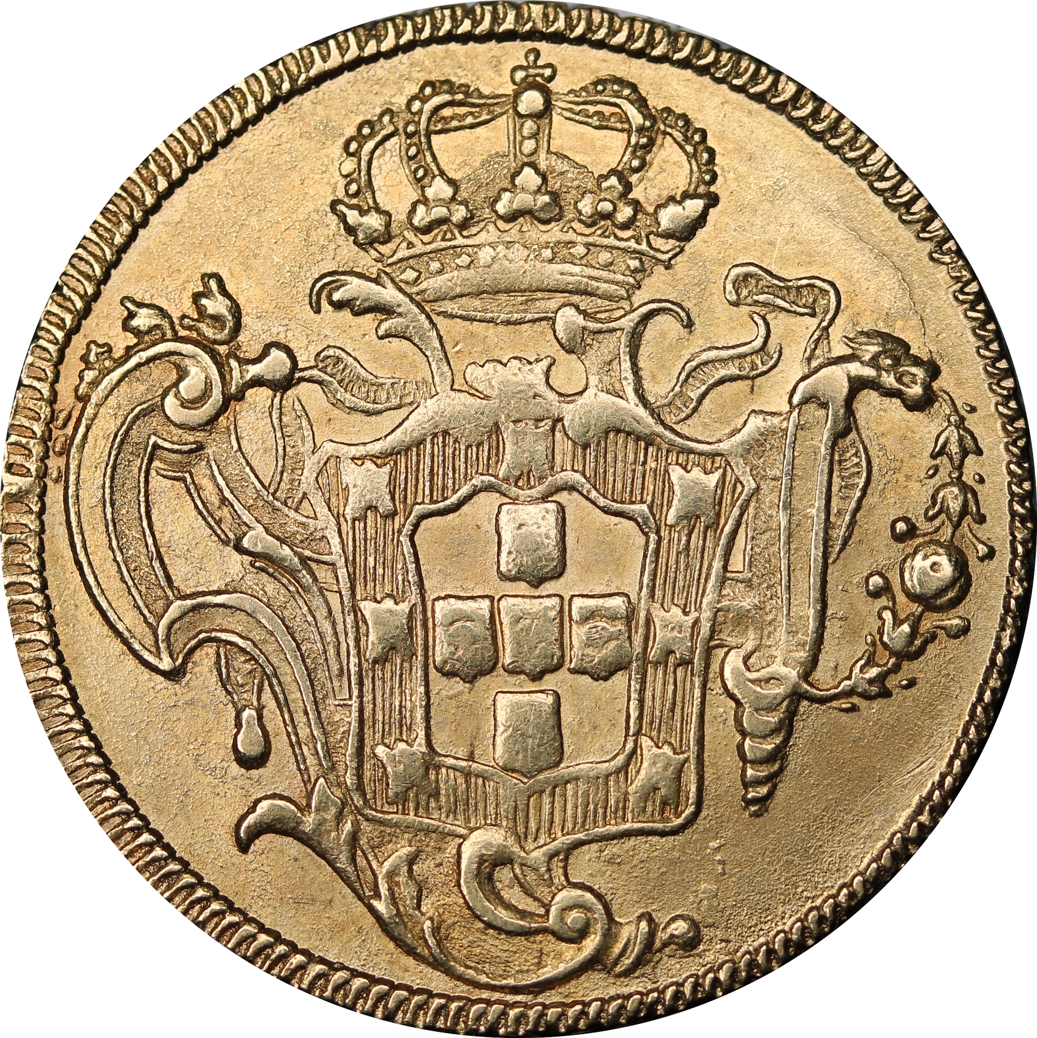 1769 Brazil Joseph I Gold Half Johanna 6400 Reis EF – Thompsons Coins