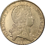 1732 Brazil John V Gold Johanna 12800 Reis gVF