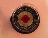 2012 C Mintmark $2 Remembrance Red Poppy PNC (Impaired Envelope)