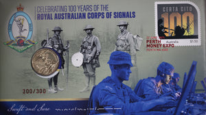 2025 $1 Centenary of Royal Australian Corps of Signals Perth Money Expo Day 2 PNC
