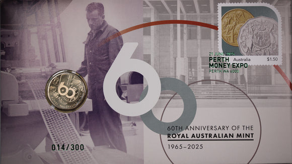 2025 $1 60th Anniversary of the RAM Perth Money Expo Day 1 PNC