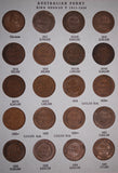 Complete Penny Collection in Dansco Album (Missing 1930)