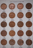 Complete Penny Collection in Dansco Album (Missing 1930)