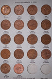 Complete Penny Collection in Dansco Album (Missing 1930)