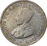 1921/2 Overdate Threepence good