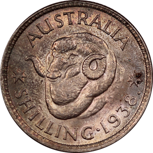 1938 Shilling aUNC