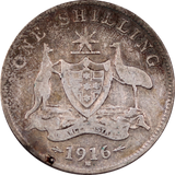 1916M Shilling Circulated