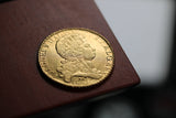 1732 Brazil John V Gold Johanna 12800 Reis gVF
